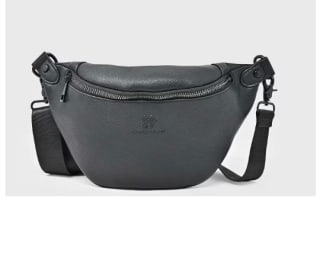 Riñonera de mujer color negro Laura Valle por 23€