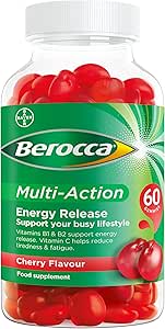 Berocca Multivitamin Gummies 60 Cherry Flavour - £5.63