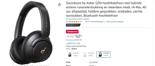 Anker Soundcore Life Q30 - Draadloze over-ear koptelefoon met Noise Cancelling voor €52,99 bij Amazon