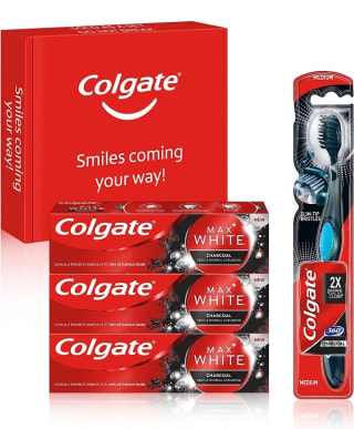 Colgate Kit Blanqueante al Carbón por 10,69€.