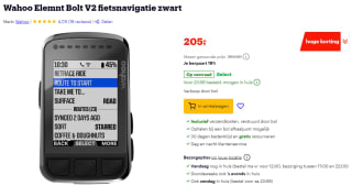 Wahoo Elemnt Bolt V2 fietsnavigatie voor €205 bij Bol