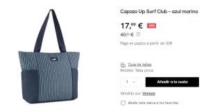 Bolso shopper Puma UP Surf Club 19 l para mujer por 17.99€