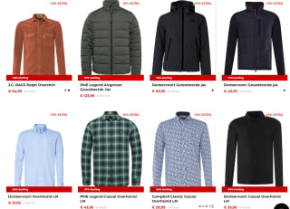 Tot 70% korting + 10% extra korting op de sale bij Only for Men