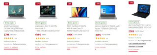 Recopilacion de Portatiles con Hasta 47% de Descuento en PcComponentes