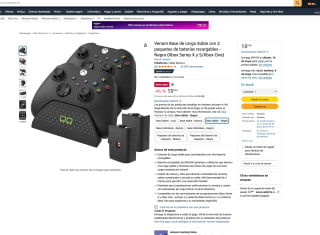 Venom Base de carga doble con 2 paquetes de baterías recargables Negro (Xbox Series X y S/Xbox One) por solo 13,53€