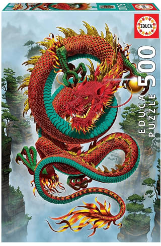 Educa Borras Puzzle 500 Piezas El Dragon De La Buena Fortuna por 5€.