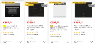 15% extra electrodomésticos integrables Worten