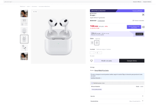 AirPods 3ª generación por solo 143€