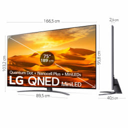 TV LG 75QNED916QA 75" QNED MiniLED UltraHD 4K HDR10 Pro por 1.335,26€