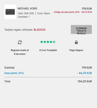 Michael Kors Bolso bandolera Jet Set por solo 134,25€