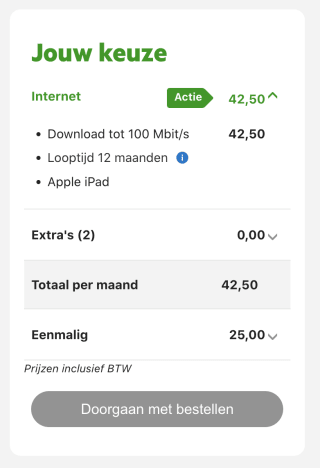 Apple iPad 64GB gratis bij 1 jaar KPN thuis abonnement