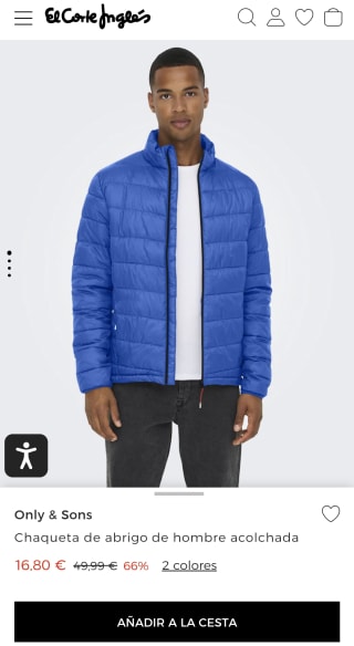 Chaqueta acolchada para Hombre Only & Sons por 16,80€