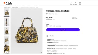Bolso de mano Versace Jeans Couture por 89€