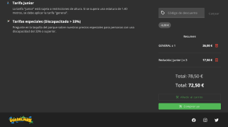 Descuento de 6€ en entrada general para Gualdapark