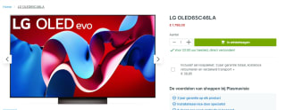 LG OLED evo C4 165 cm 4K Ultra HD OLED TV voor €1.798 bij Plasmavisie