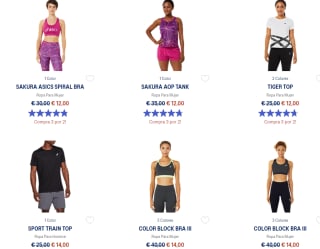 3x2 en el Super Jueves en Asics