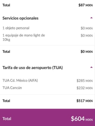 Vuelo Redondo AIFA a Cancún desde $604 MXN