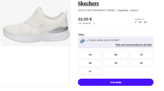 Zapatillas de Mujer Skechers SKECH AIR DYNAMIGHT por 32€