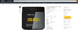 Creatina Monohidratada da Probiótica de 300g - R$ 117