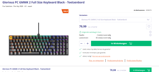 Glorious GMMK 2 Full-Size - Fox switches toetsenbord voor €79,99 bij Azerty