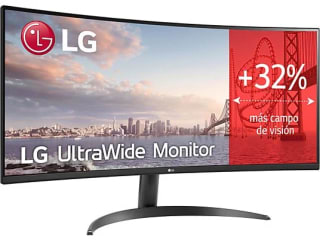 Monitor LG UltraWide 34WR50QK, 34" WQHD, 100 Hz, 5 ms, VA Curvo por 224€