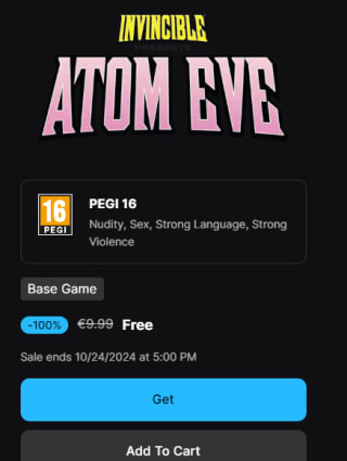 Invincible Presents: Atom Eve gratis bij Epic games