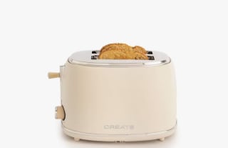Tostadora de pan para rebanadas anchas, 850W, 3 programas preinstalado marca Create por 28€ (18€ nuevo usuario)