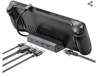 JSAUX Steam Deck USB C Docking Station HB0602, 5-in-1, HDMI 2.0 4Kat 60Hz, Dual USB-A 2.0 £31.99 (Prime exclusive) sold by JS Digital/ Amazon