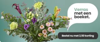 €2,50 korting op boeket Kensy bij Topbloemen
