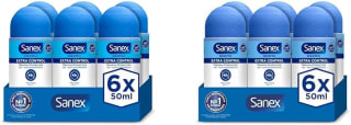 Pack 12 desodorantes Sanex Dermo Extra Control por 11,01€
