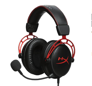 Auriculares gaming HyperX Cloud Alpha Negro/Rojo por 49,99€