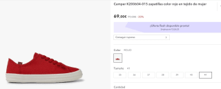 Camper Hasta 40% + 15% EXTRA + 25% nuevo usuario ofertazas