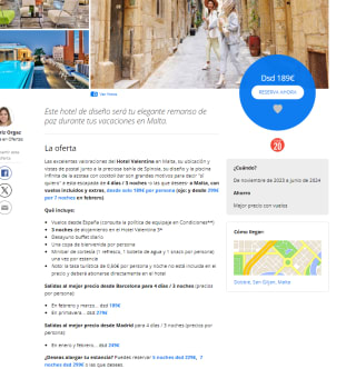 4 días / 3 noches a Malta, con vuelos incluidos y extras, desde solo 189€pxp / y desde 299€ por 7 noches en febrero