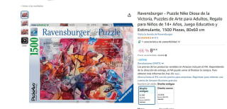 Puzzle de 1500 piezas, Nike Diosa de la Victoria marca Ravensburger por 8,26€