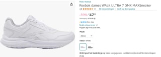 Reebok WALK ULTRA 7 DMX MAX - Sportieve wandelschoenen voor €42,99 bij Amazon