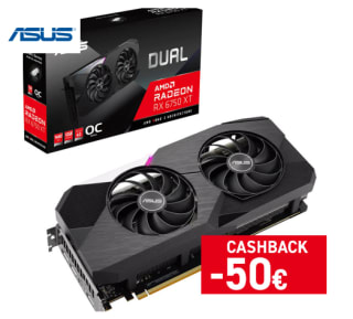 Tarjeta Gráfica Asus DUAL AMD Radeon RX 6750 XT OC Gaming 12GB GDDR6 por 405,96€
