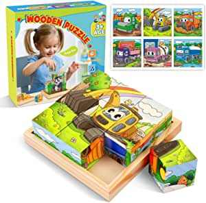 3D Rompecabezas de Madera - Juguetes Educativos. Por 7,99€