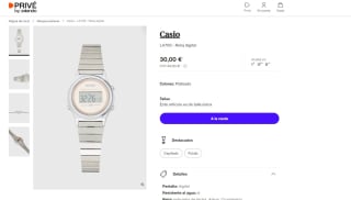 Reloj digital marca Casio LA700 por 30€
