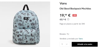 Mochila Vans Old Skool Backpack por 19.99€