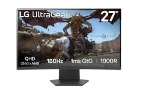 27" LG 27GS60QX-B - 2560x1440 - 180Hz - VA - Curved monitor voor €149 bij Proshop