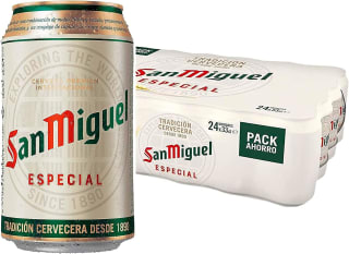 Pack 24 latas San Miguel Especial Cerveza Premium Lager por 10,38€