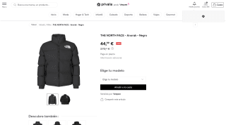 THE NORTH FACE Anorak Negro por 44,99€