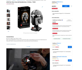 LEGO Star Wars Caso del Mandaloriano +18 Años 75328 por solo 39,19€