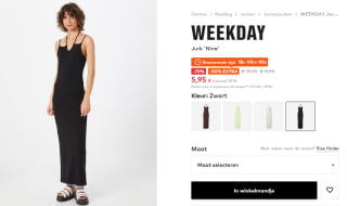 Weekday NINA HALTER DRESS - Maxi-jurk voor €5,95 bij About You
