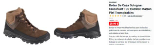 Botas senderismo Solognac Crosshunt por 19,99€
