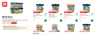 Ben & jerry’s 1+1 gratis bij de Jumbo
