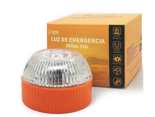 2 unidades Luz de emergencia v16 homologada a solo 10,19€