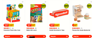 25% extra kassakorting op heel veel speelgoed bij Kruidvat
