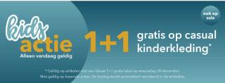 1+1 gratis op casual kinderkleding bij Scapino (ook op sale!)