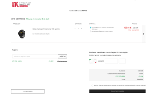 Reloj smartwatch Forerunner 265 Garmin por 394,99€
